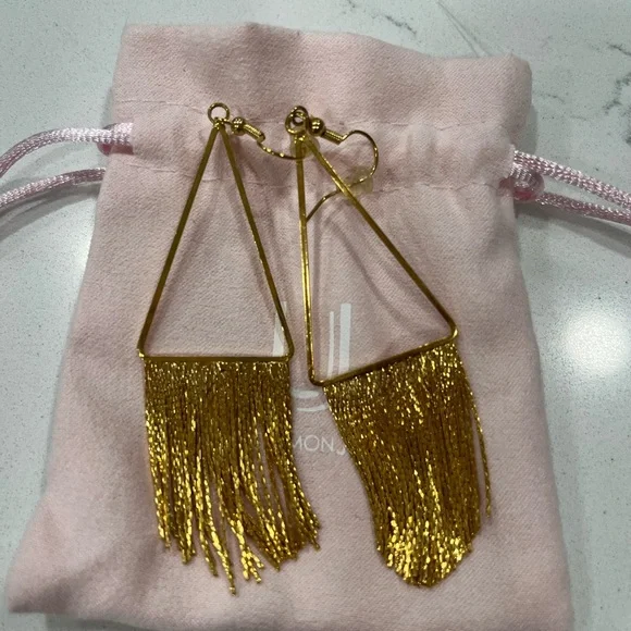 Uncommon James Gold Fringe Earrings - Picture 1 of 1
